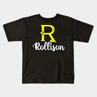 I'm A Rollison ,Rollison Surname, Rollison Second Name Kids T-Shirt